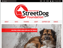 Tablet Screenshot of istreetdog.com